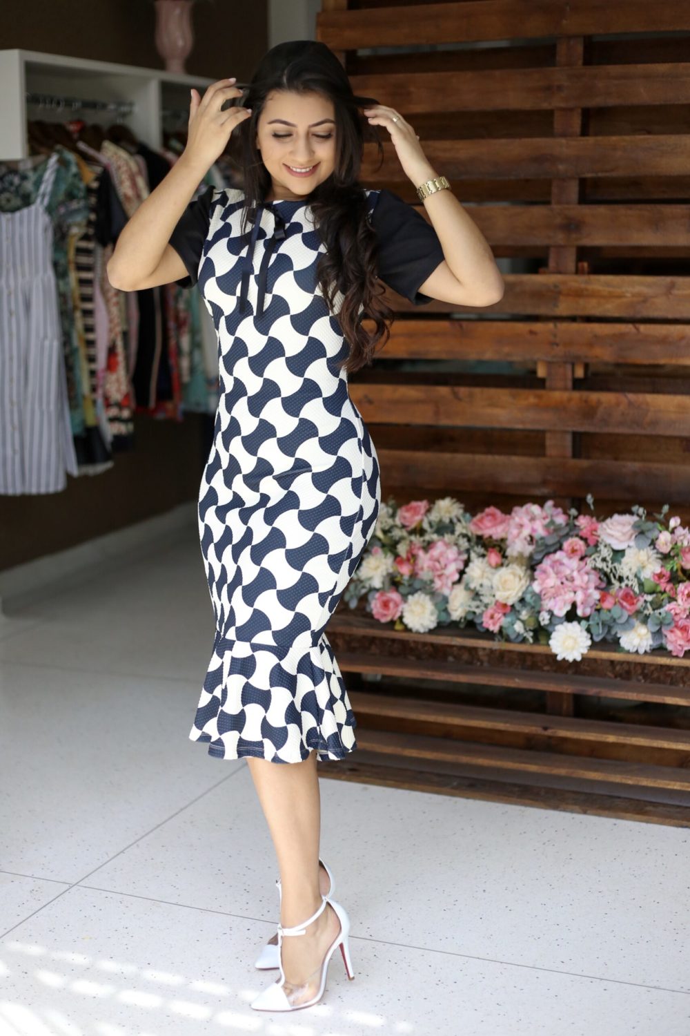 Vestido Tubinho Cecília em Áquila Tauheny Store | Moda Evangélica