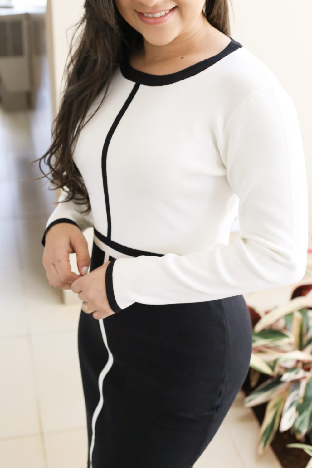Vestido Tricot Preto Listra em Áquila Tauheny Store | Moda Evangélica