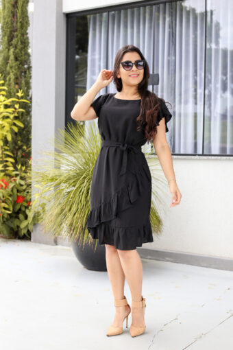 Vestido Viscose Black em Áquila Tauheny Store | Moda Evangélica