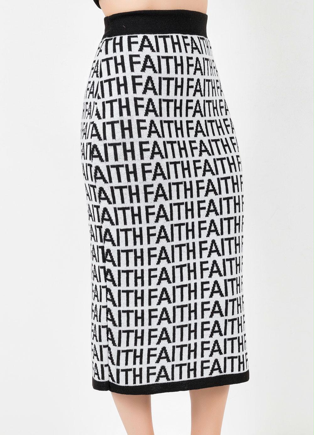 Saia Letering Faith em Áquila Tauheny Store | Moda Evangélica