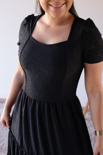 Vestido Midi Malha Lasie em Áquila Tauheny Store | Moda Evangélica