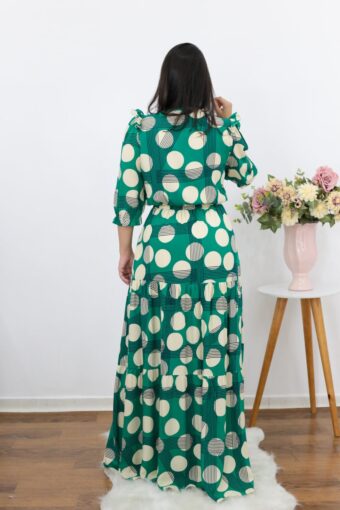 Vestido Longo Verde | Moda Evangélica