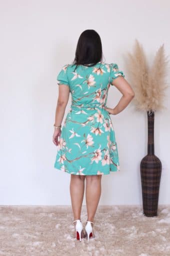 Vestido Floral Tata AT | Moda Evangélica e Executiva