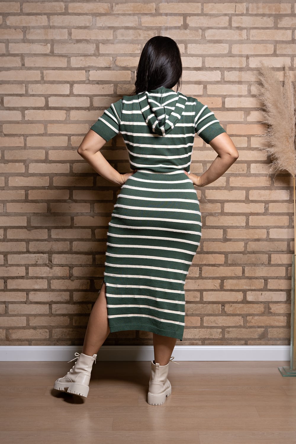 Vestido Tricot Giovanna | Áquila Tauheny Store | Moda Evangélica e Executiva | Coleção Inverno