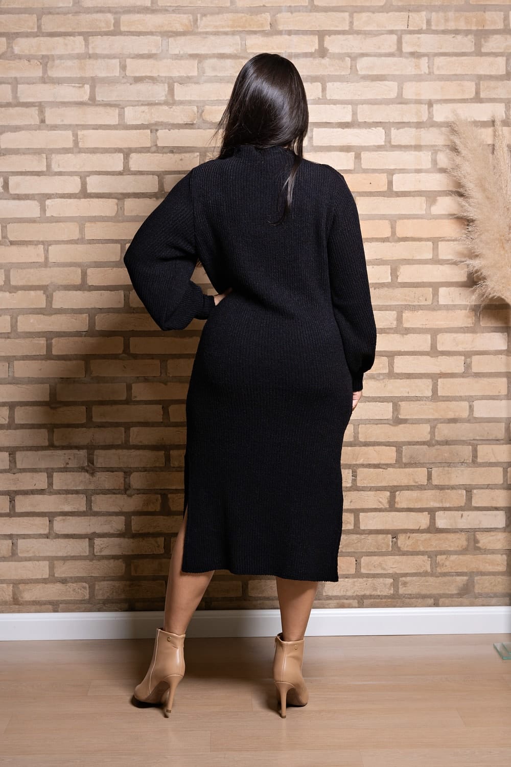 Vestido Tricot Melina | Áquila Tauheny Store | Moda Evangélica e Executiva | Coleção Inverno
